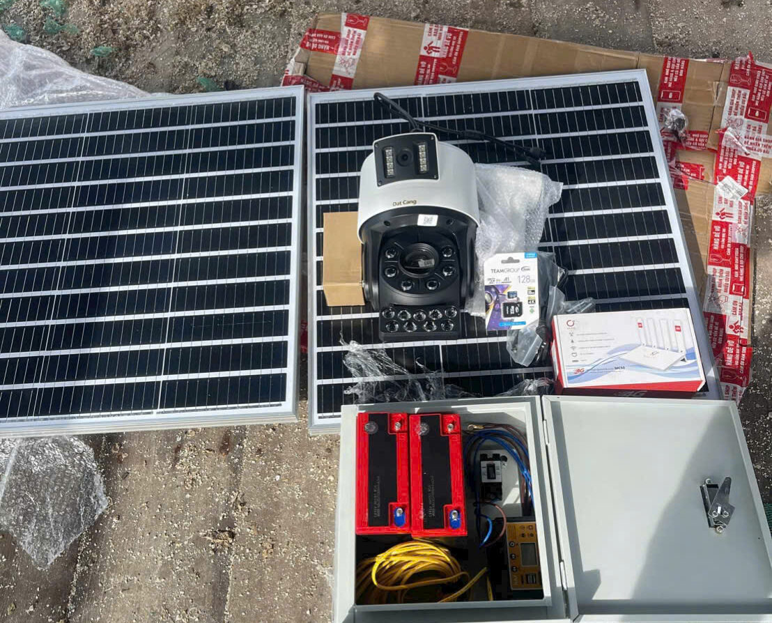 Camera năng lượng mặt trời cho trang trại chăn nuôi