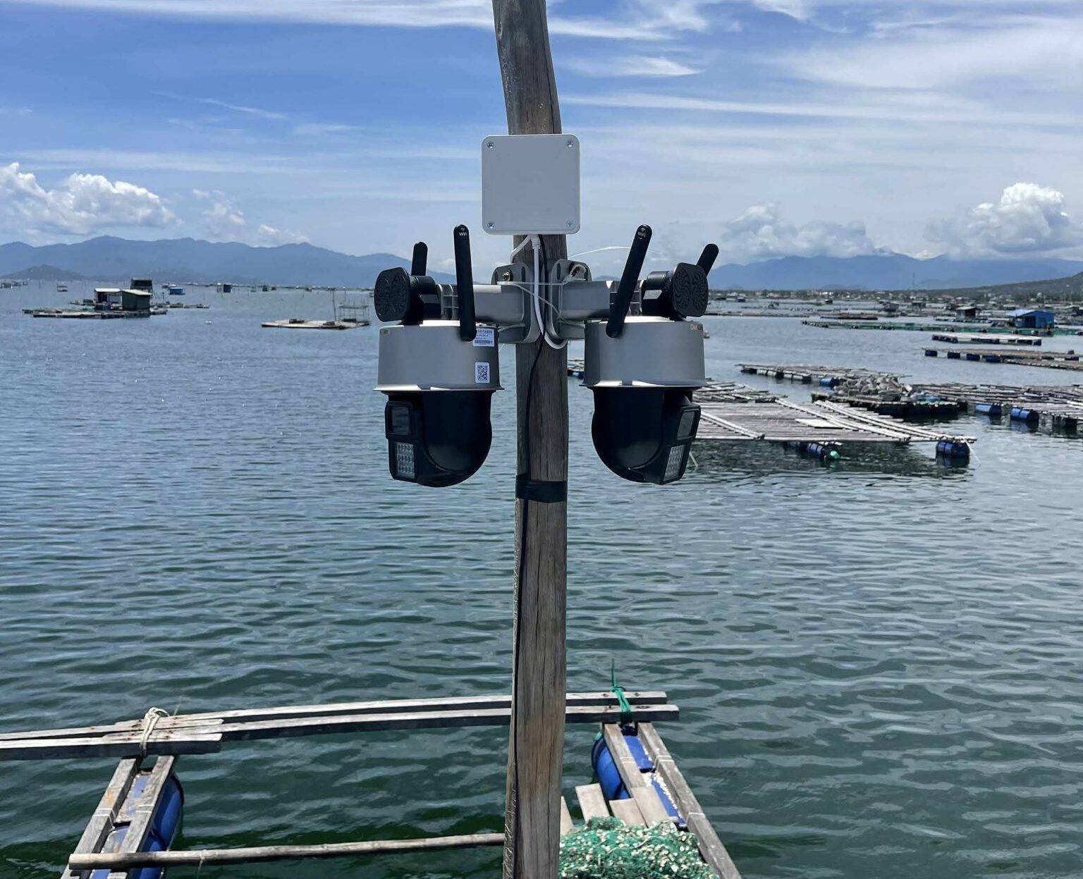 Camera solar 4G giám sát ao tôm – ao cá